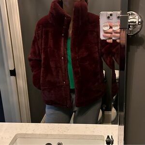 NWOT Avec Les Filles Faux Fur Coat